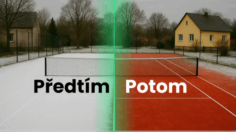 Vyhřívání tenisových kurtů